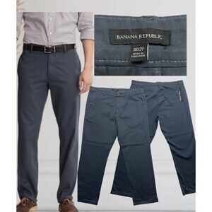 Banana Republic Short Men's Lightweight Stretch Chino Pant Sz 38x29 Grey Color